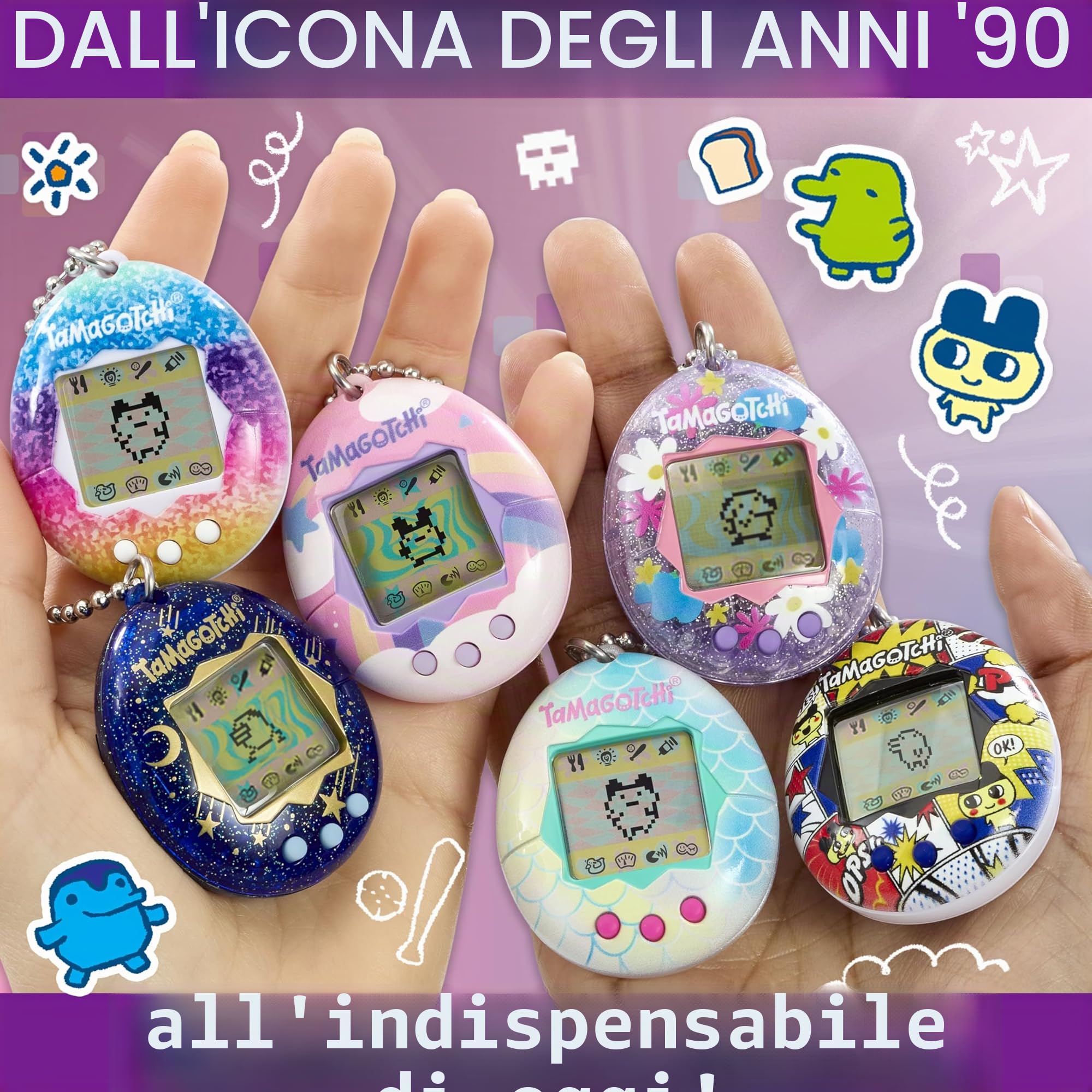 Bandai Tamagotchi Unicorn 42927 animale virtuale originale