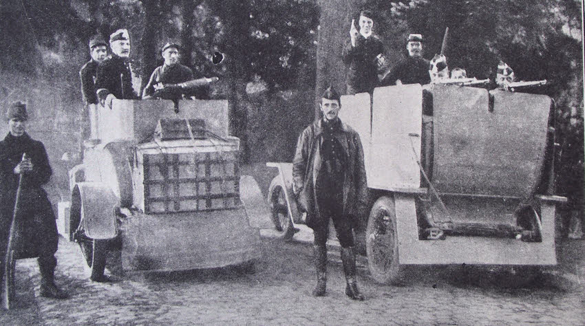Model Cellar WWI Belgian Armored Car Crewman 2 figurino carrista