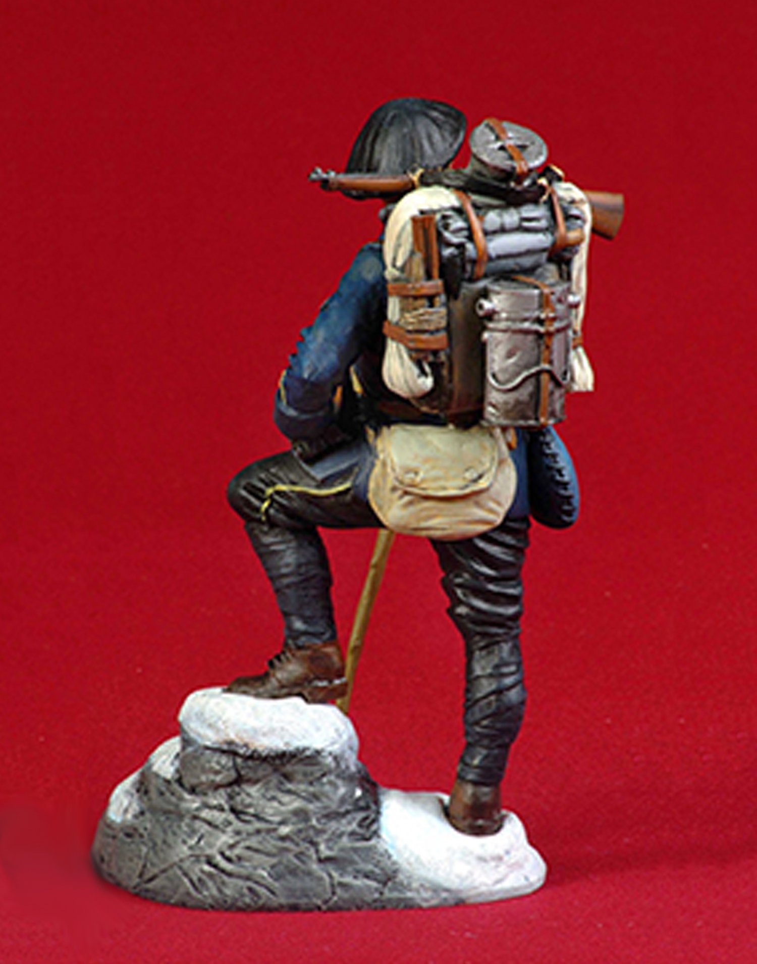 Model Cellar Blue Devil 1916 figurino alpino francese