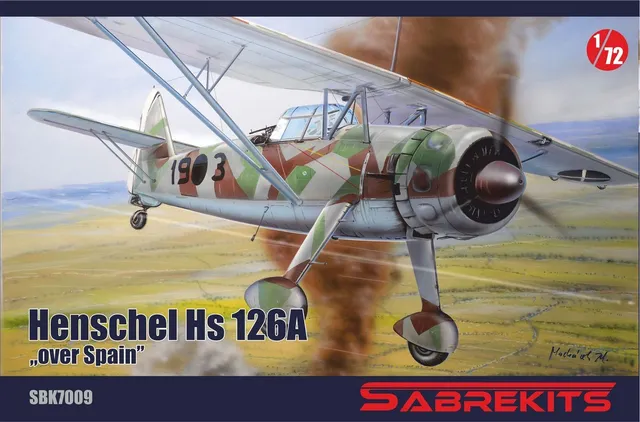 Sabre Kits Henschel Hs 126A Over Spain kit modello 1:72