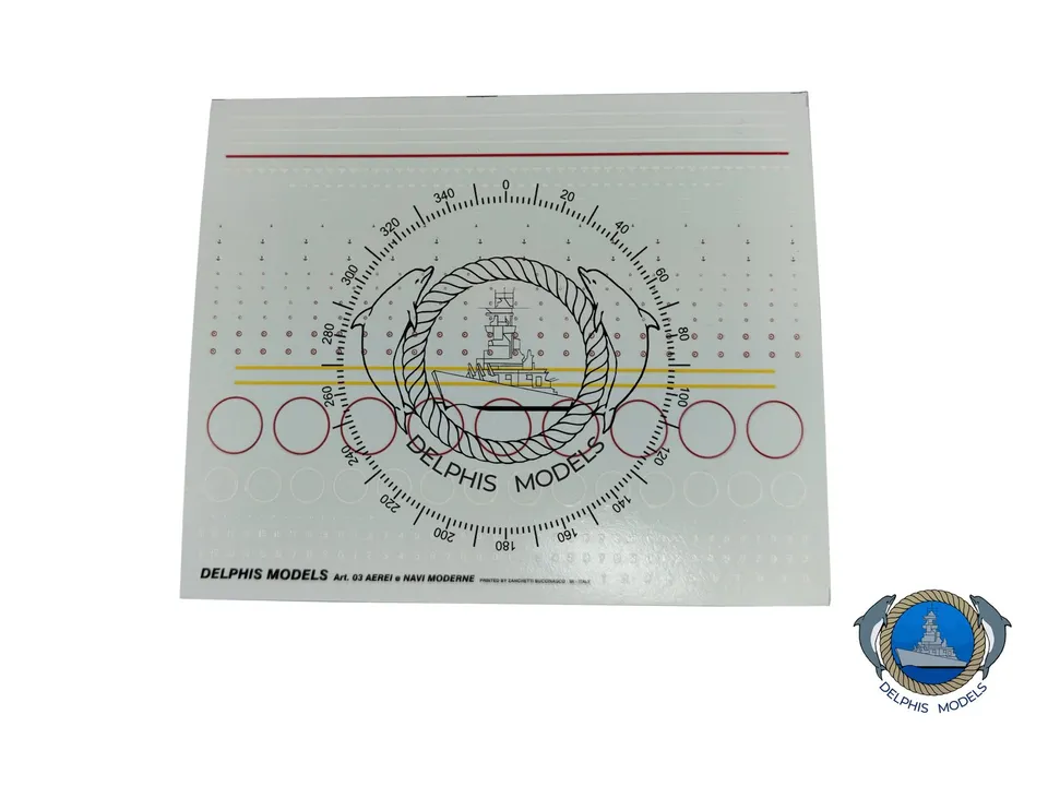 Delphis Models M.M.I. decal 1/700 linee e cerchi