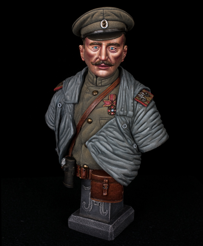 Model Cellar Russian Officer 1914 busto in resina