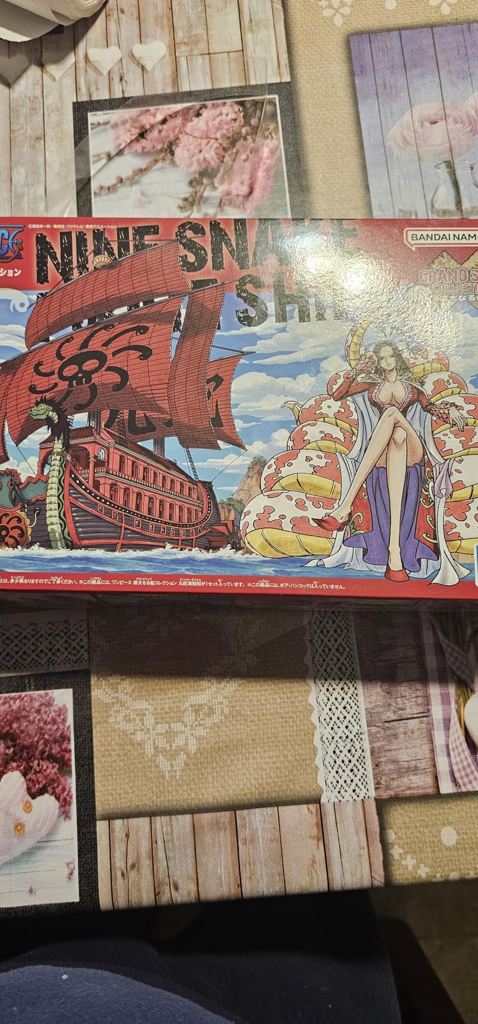 Bandai One Piece Thousand Sunny Wano kit modello multicolore