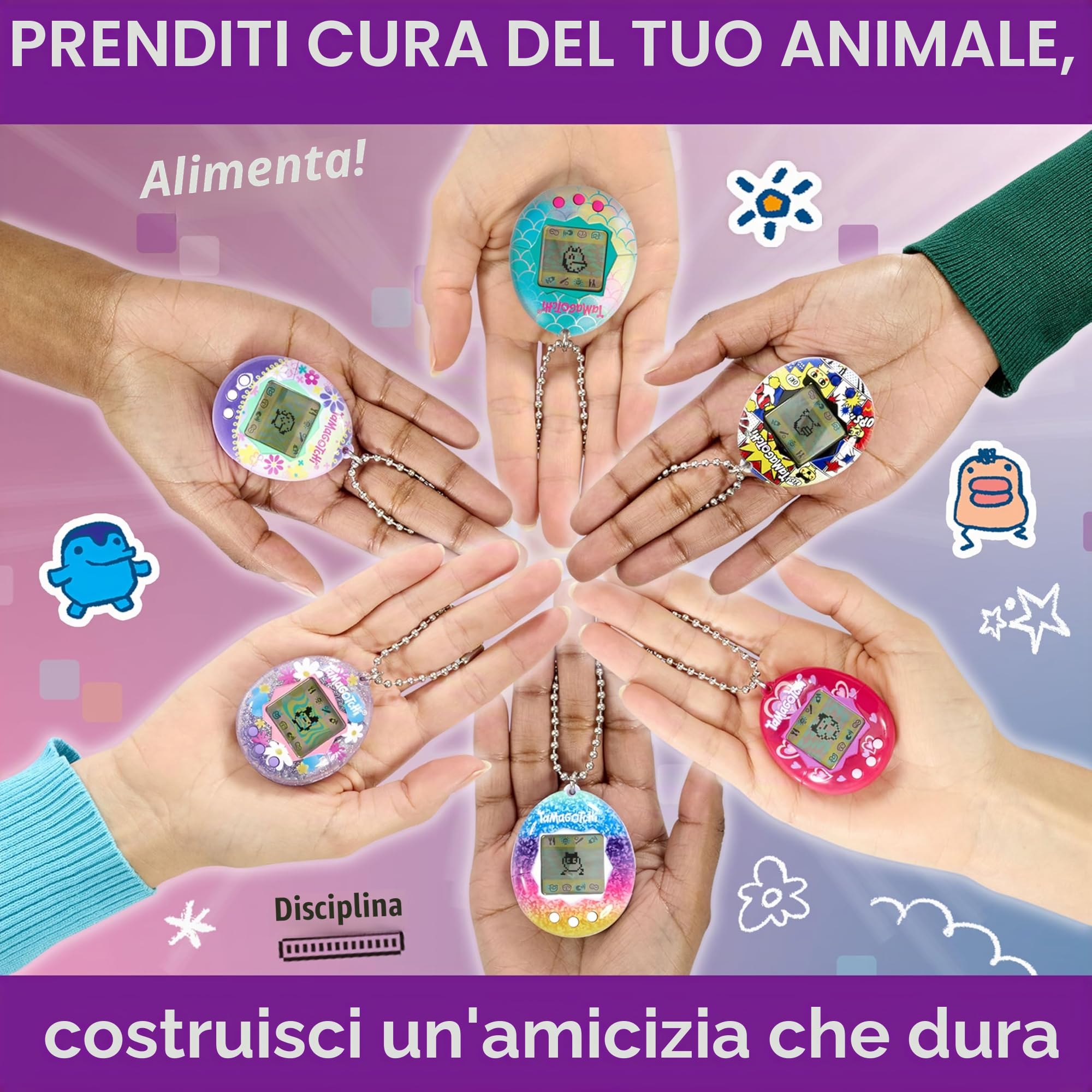 Bandai Tamagotchi Unicorn 42927 animale virtuale originale