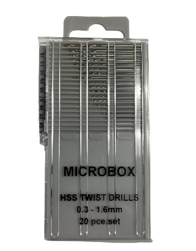 SIG SIGTL84100 set 20 micro punte 0,3-1,6 mm HSS