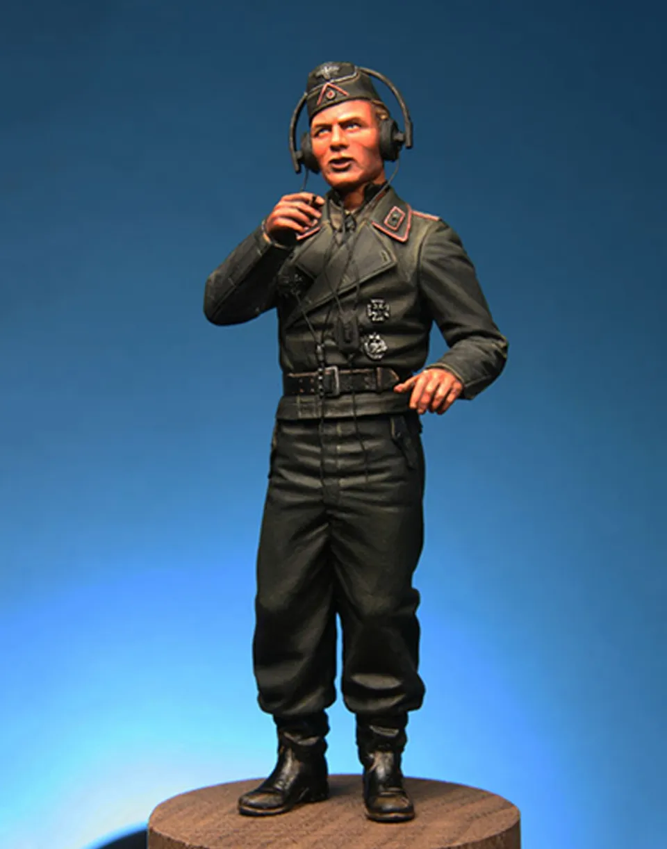 Model Cellar Panzer II Commander Crewman figurini set 2 pezzi WWII