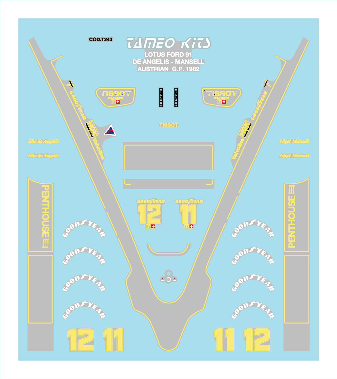 Tameo Kits TMK 268 kit modellismo auto metallo