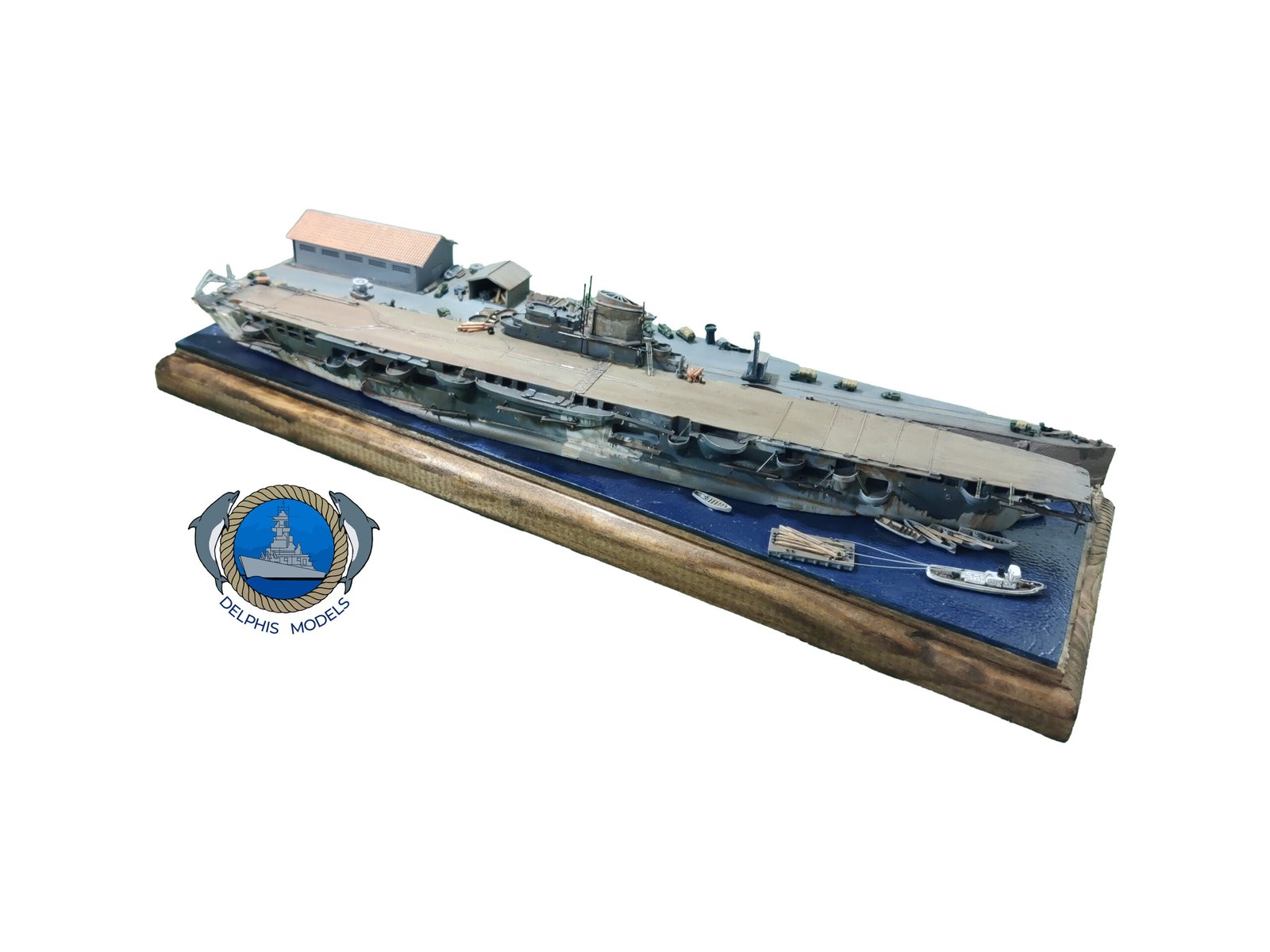 Delphis Models Aquila diorama 1/700 portaerei in costruzione