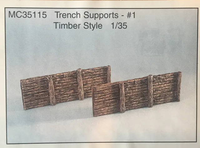 Model Cellar Trench Supports Timber Kit Accessorio Trincea WWI