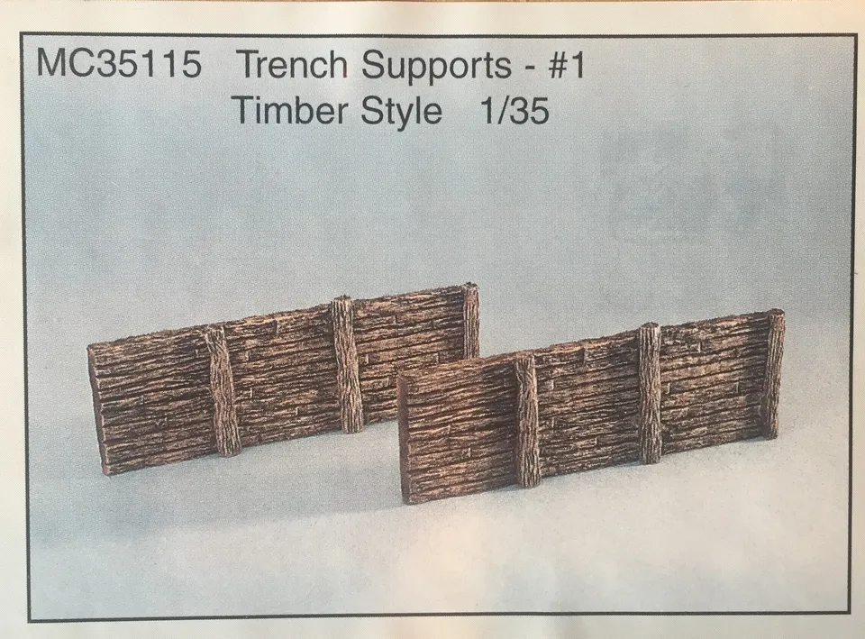Model Cellar Trench Supports Timber Kit Accessorio Trincea WWI