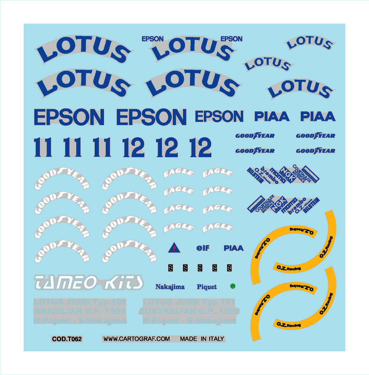 Tameo Kits TMK 091 kit montaggio scala 1/43