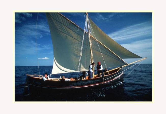 MarisStella Falkusa 1:20 kit nave legno 70,4 cm vele