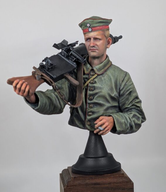 Model Cellar WWI German MG08/15 busto in resina tedesco