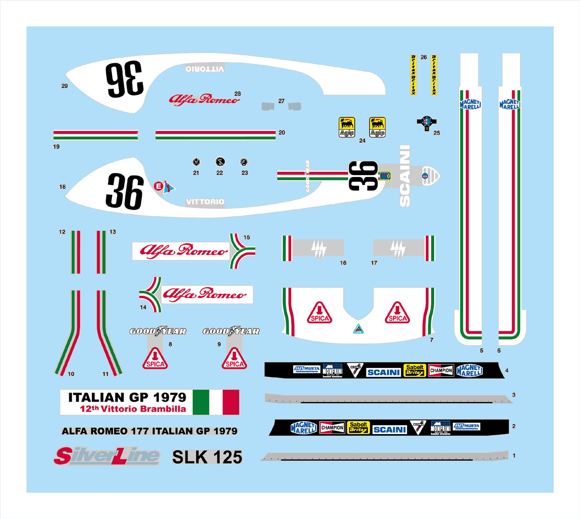Tameo SLK 125 kit montaggio 1/43 metallo