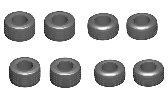 Tameo Kits PWT 24 set gomme rigate 1/43 2 set