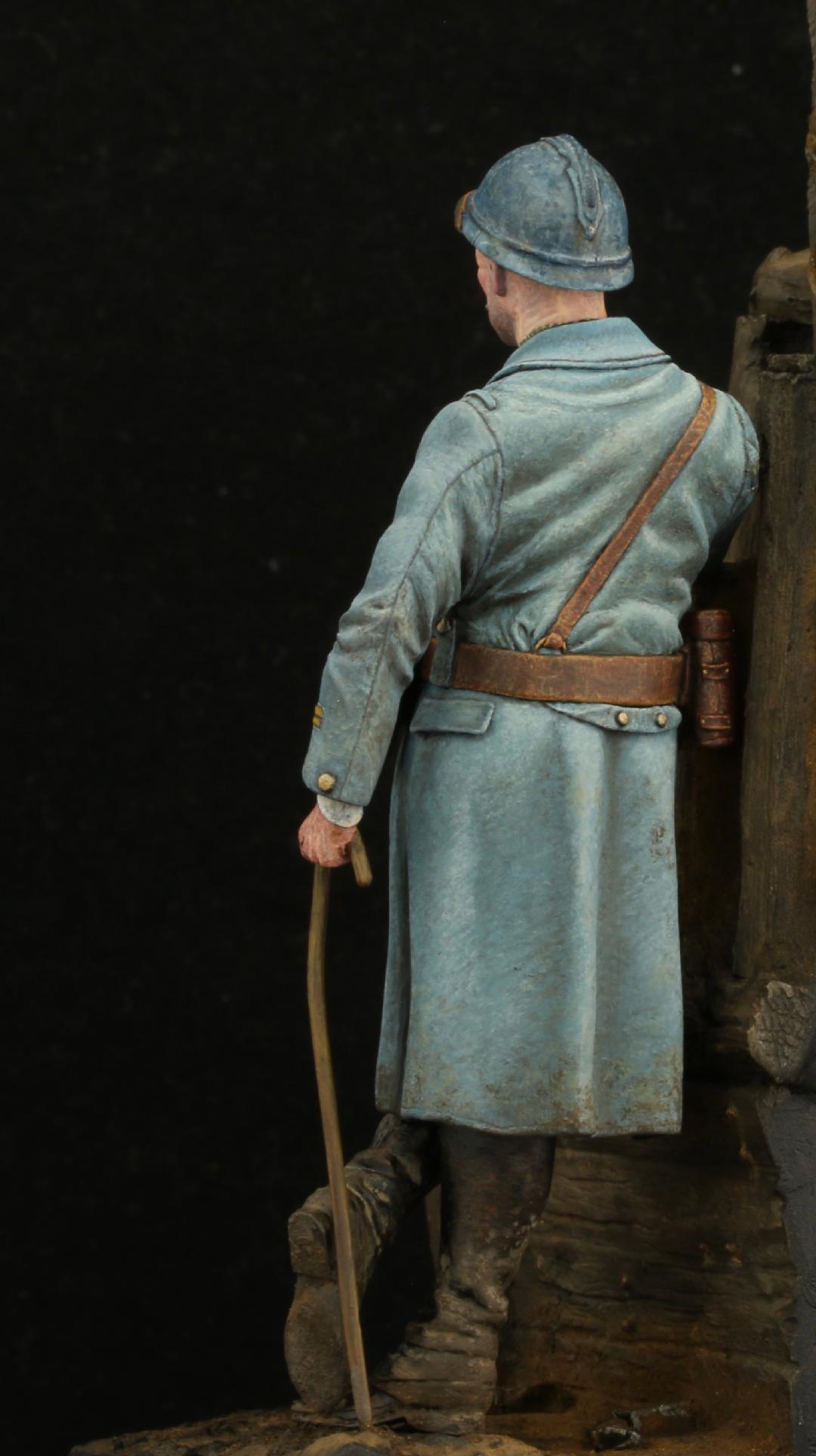 Model Cellar WWI French Officer 1916 figurino ufficiale francese