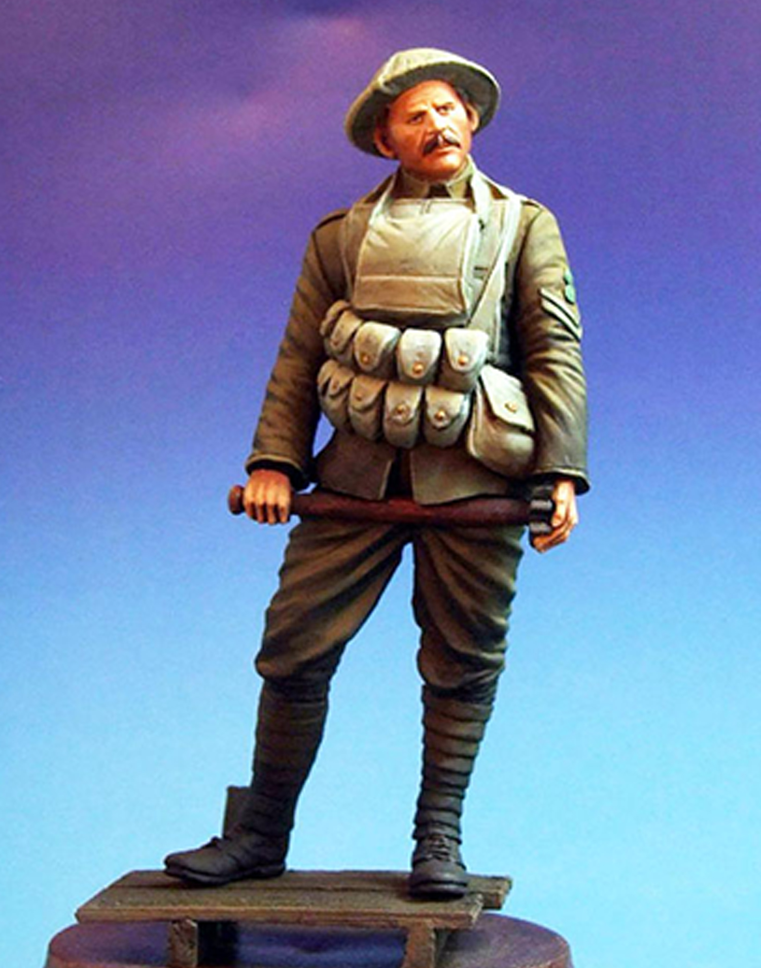 Model Cellar WWI British Trench Raider figurino incursore