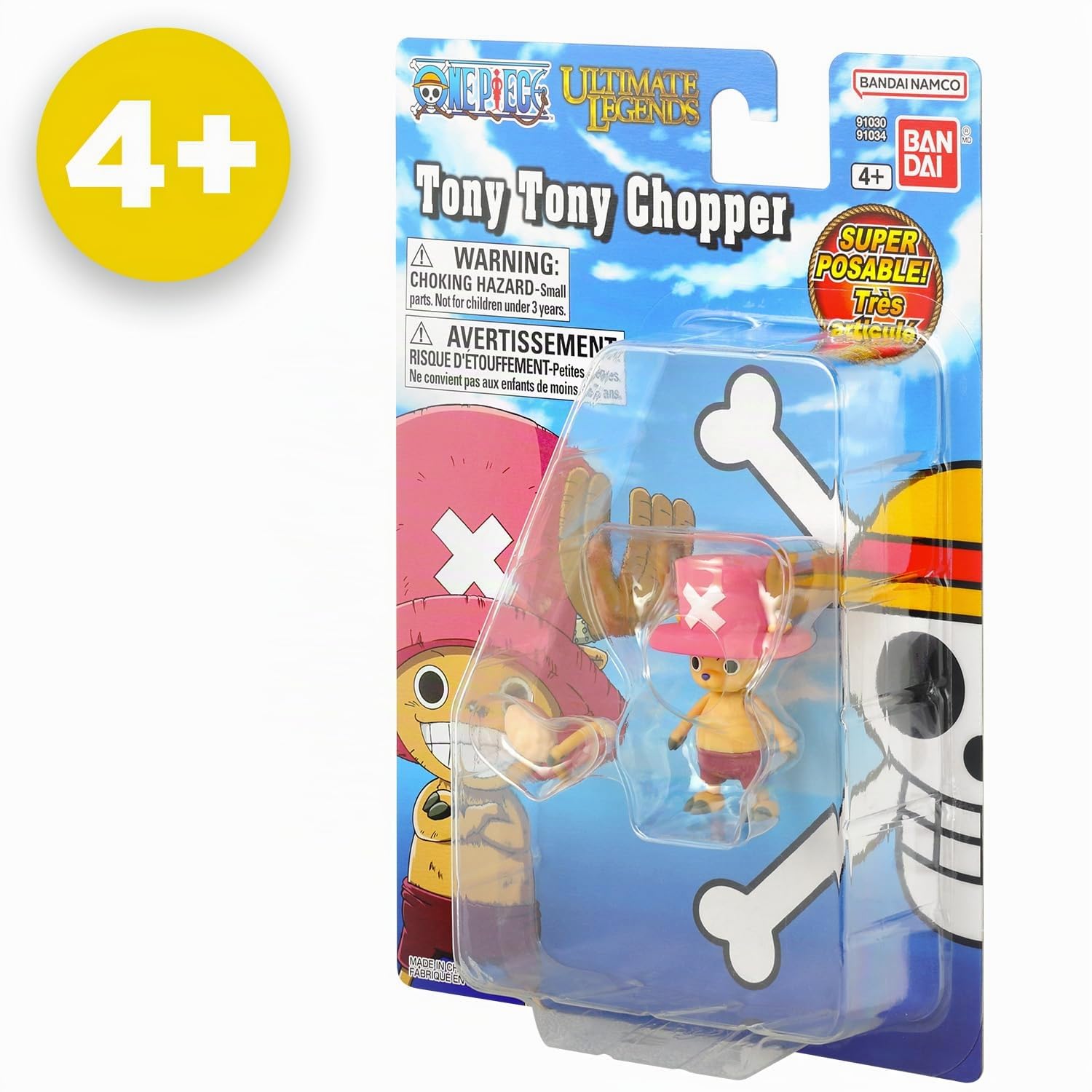 Bandai Ultimate Legends Tony Tony Chopper action figure 6 cm