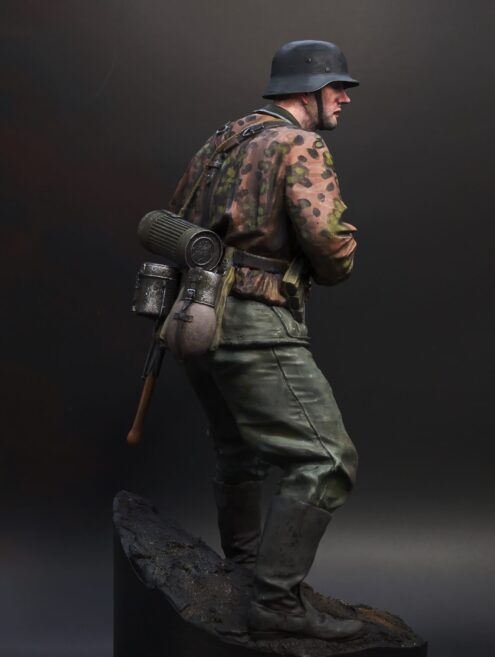 Model Cellar SS Squad Leader figurino 120mm Russia 1941