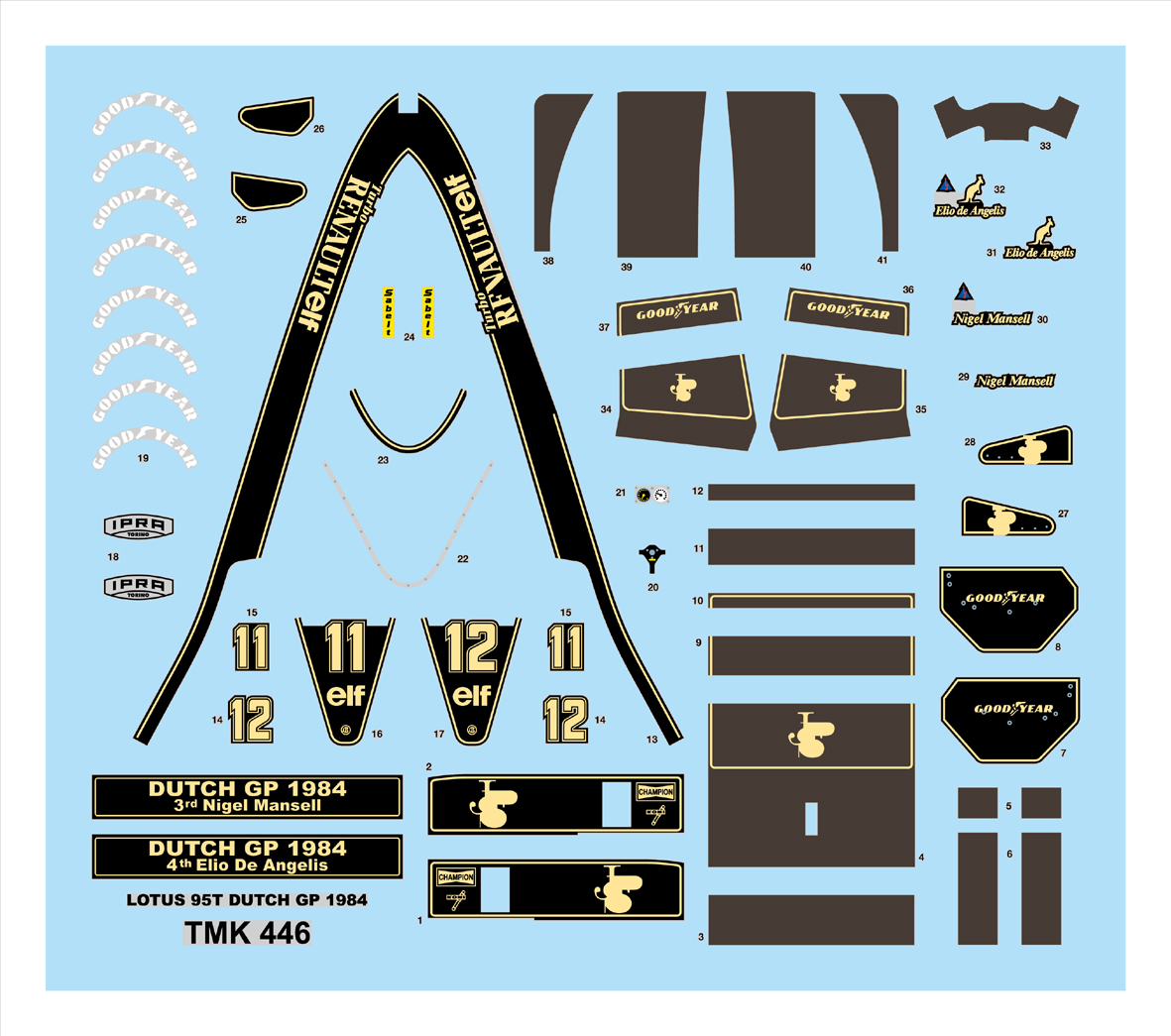 Tameo Kits TMK 446 kit montaggio scala 1/43