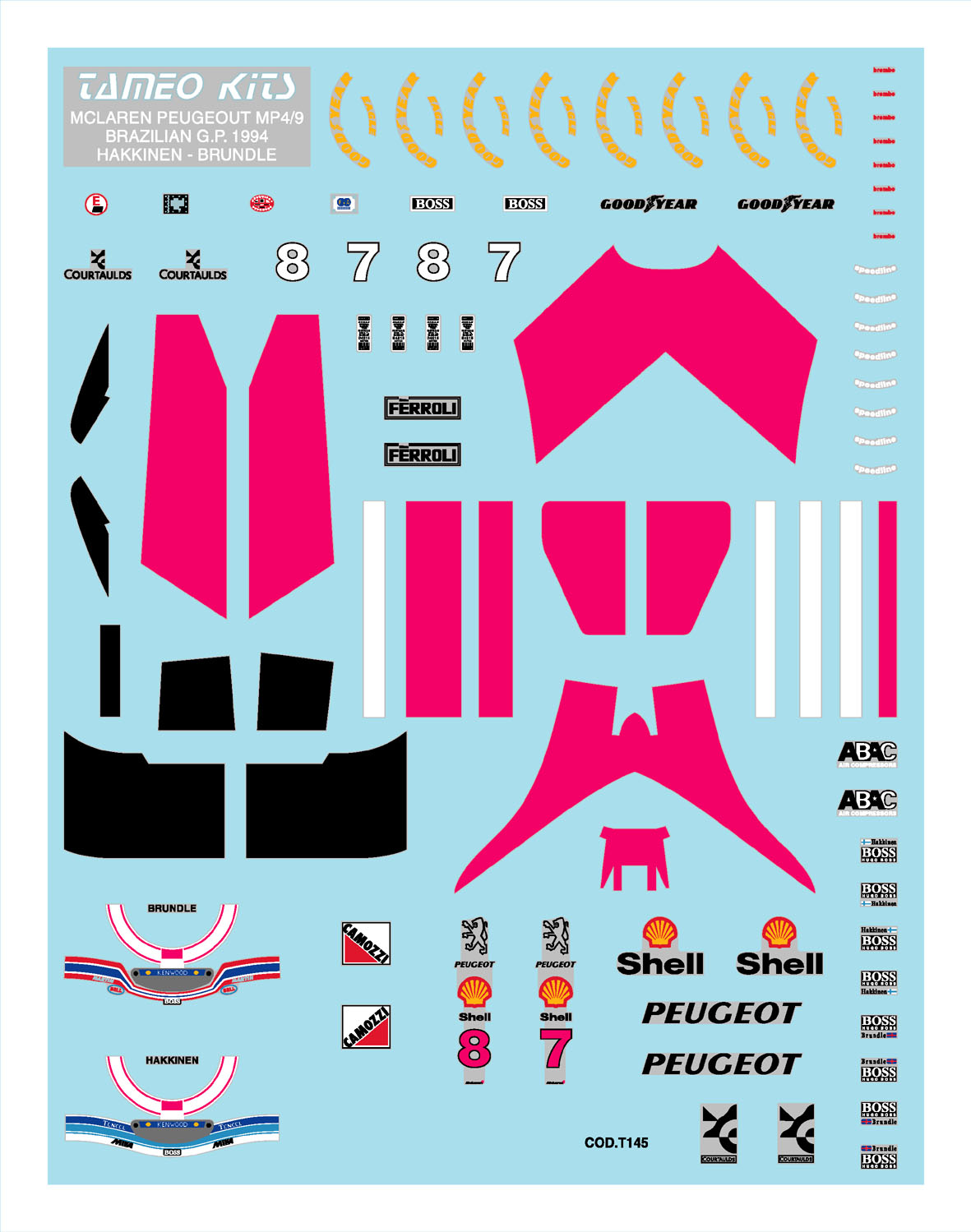 TAMEO Kits TMK 178 Kit 1/43 Metallo Bianco