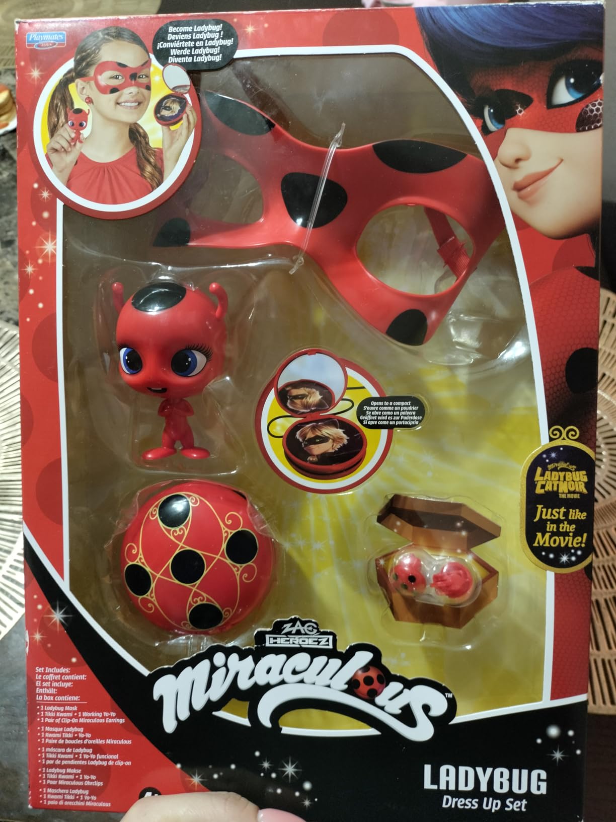 Bandai Miraculous Ladybug set costume trasformazione accessori