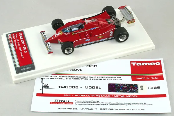 Tameo Kits TMB 006 kit montaggio 1/43 metallo