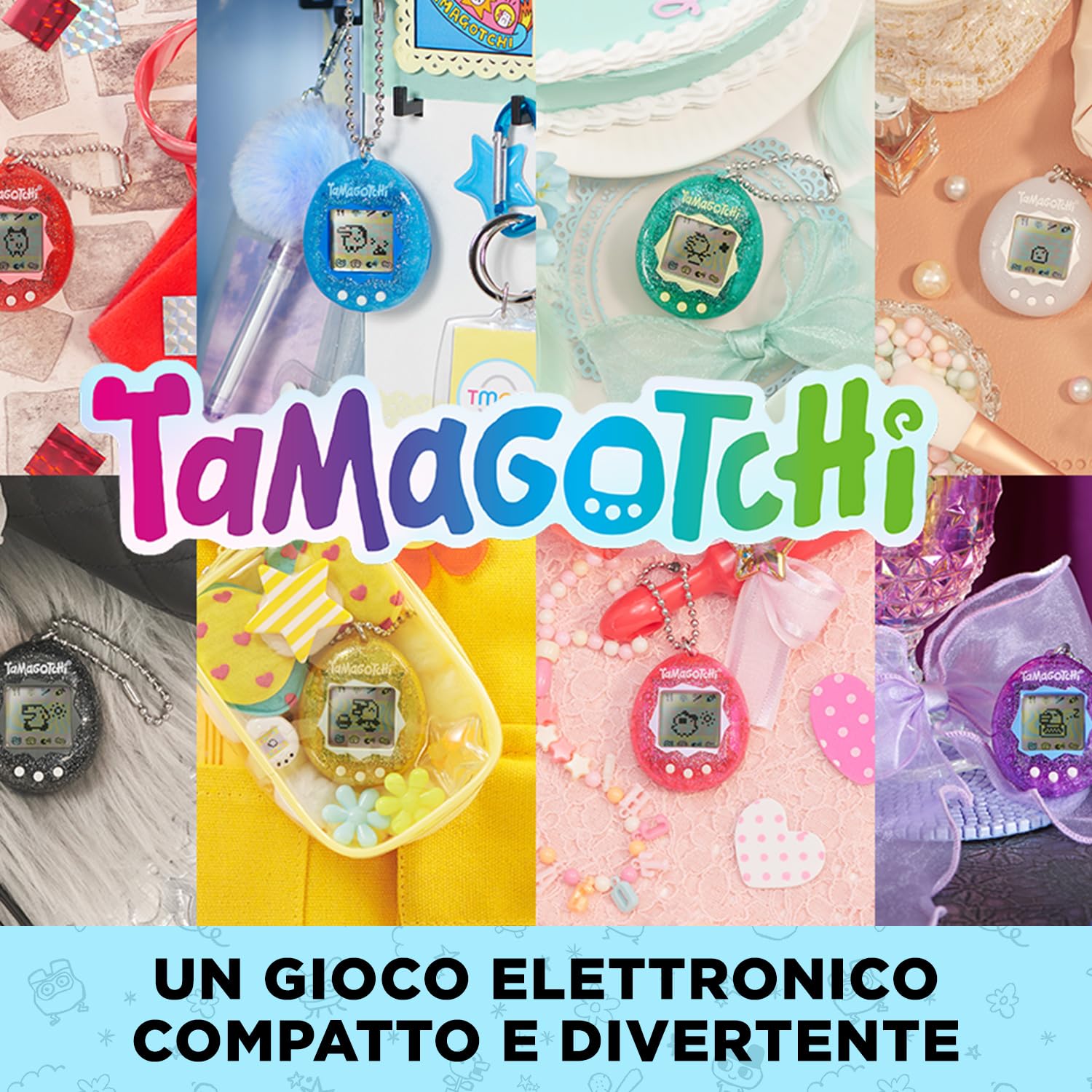 Bandai Tamagotchi Original Color Collection animale blu italiano