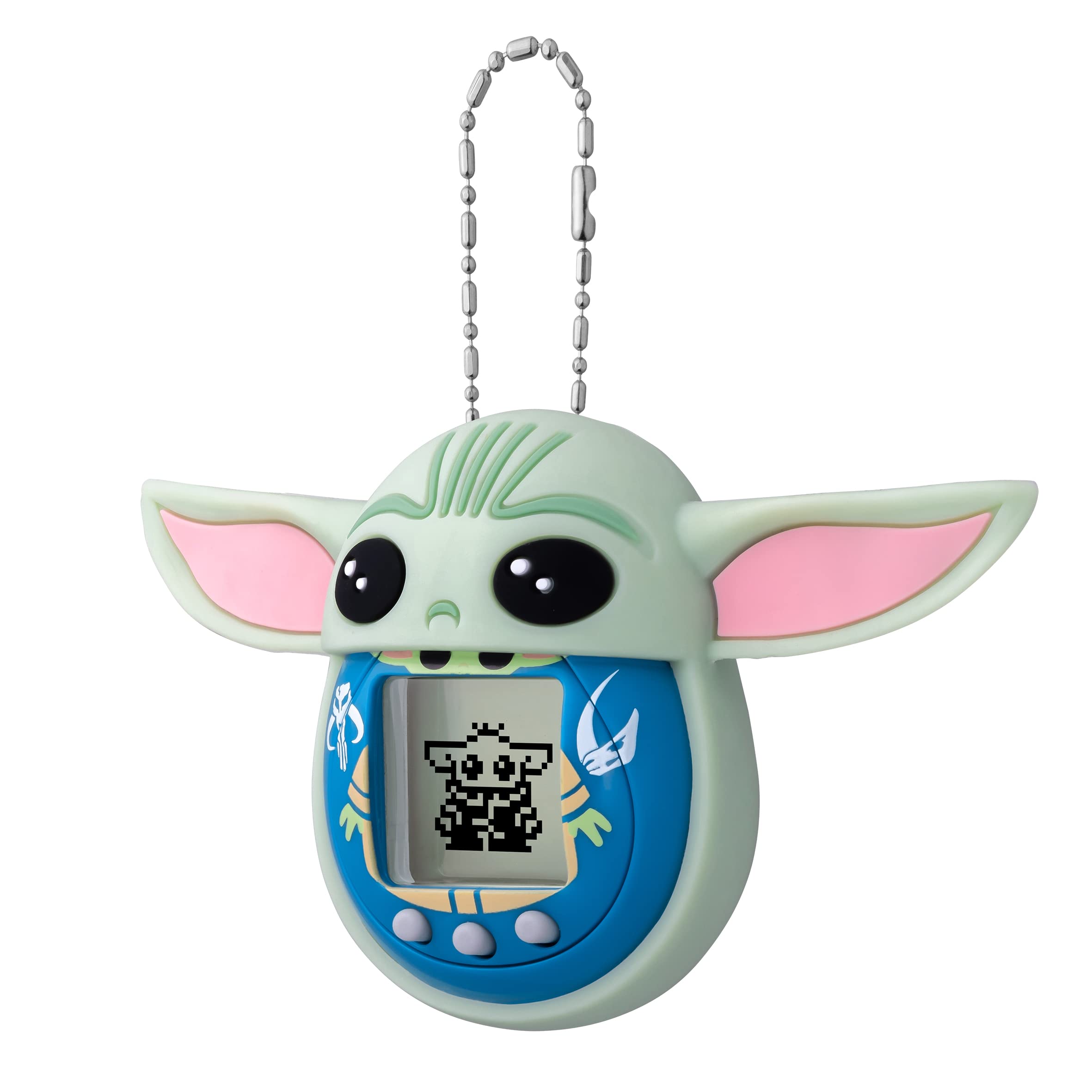 Bandai Tamagotchi Nano Grogu Blu animale virtuale con cover