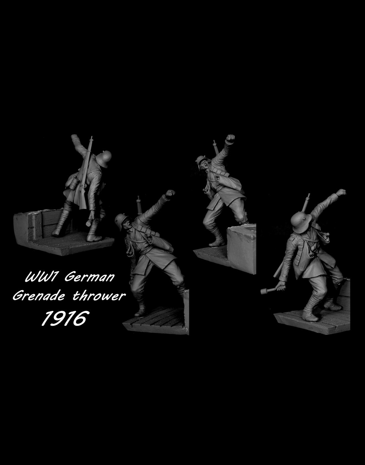 Model Cellar Grenade Thrower vignetta tedesca MC75014