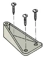 SIG supporto ruotino sterzante 1/16 hardware coda