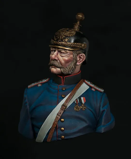 Model Cellar Prussian Artillery Captain Franco-Prussian War figurino