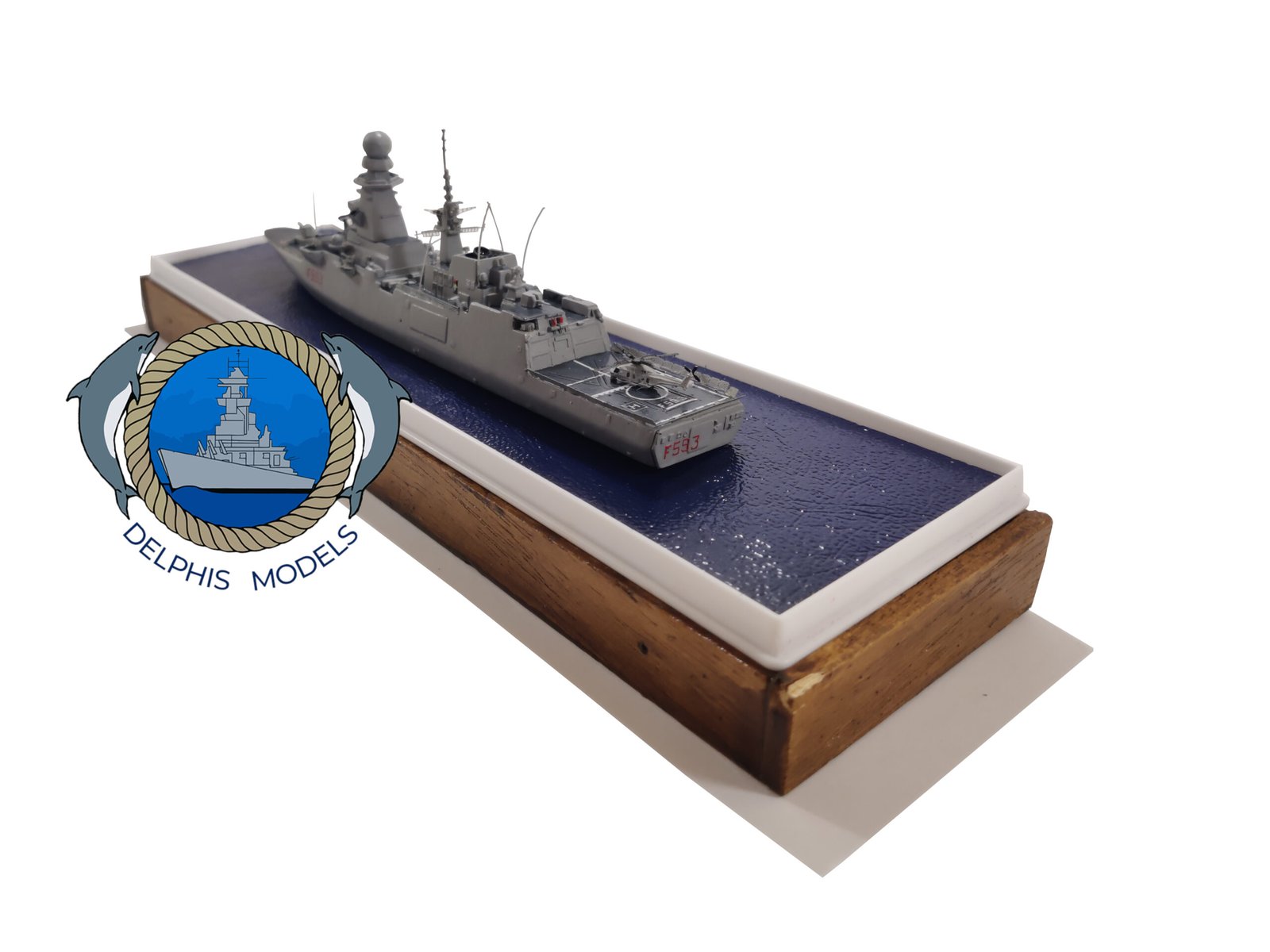 Delphis Models FREMM F593 Carabiniere modello nave 1:700 fregata