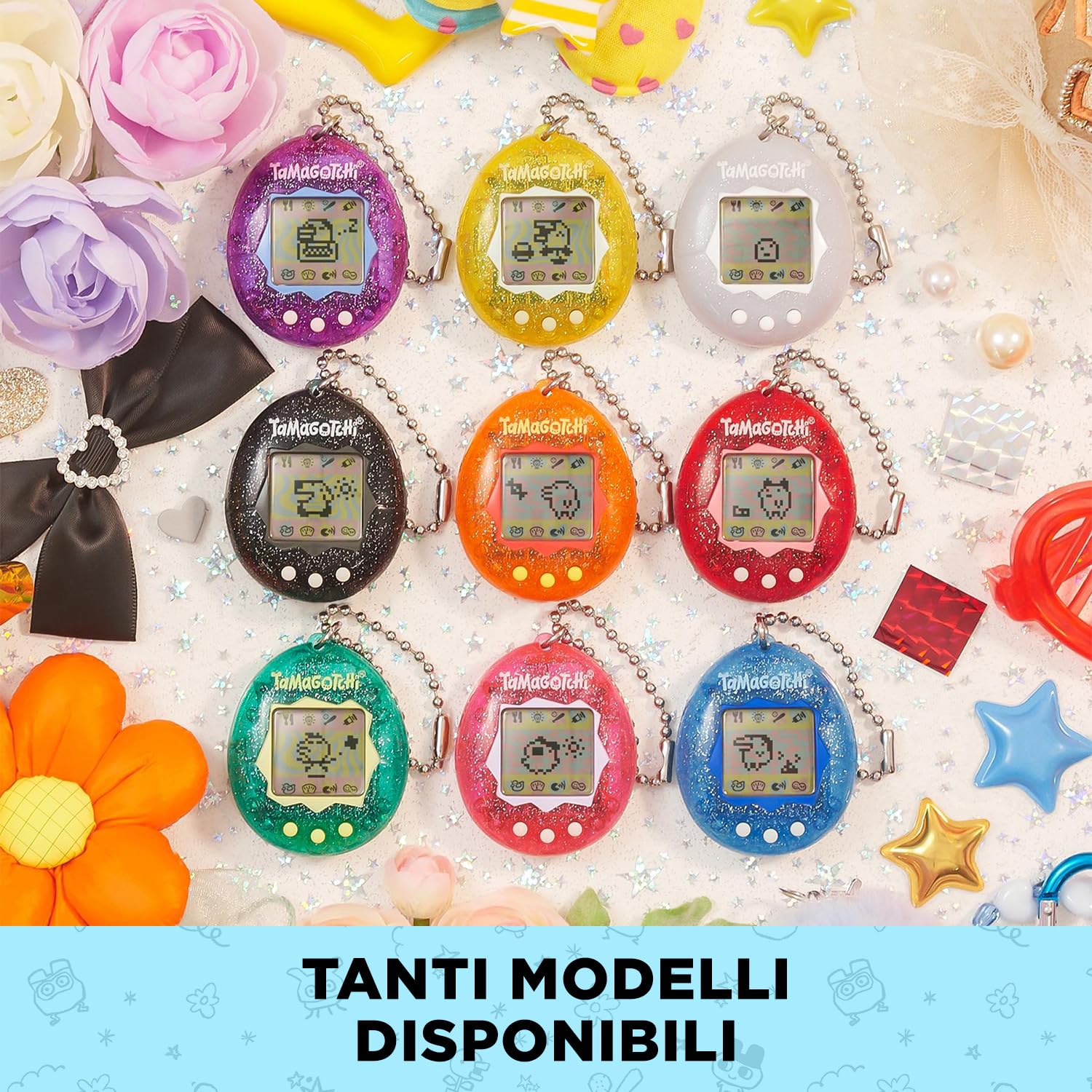 Bandai Tamagotchi Original Color Collection animale blu italiano