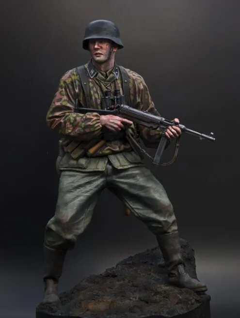 Model Cellar SS Squad Leader figurino 120mm Russia 1941
