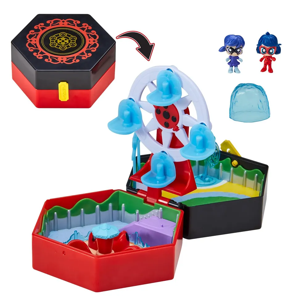 Bandai Miraculous Chibi Parco divertimenti mini playset 2 figure