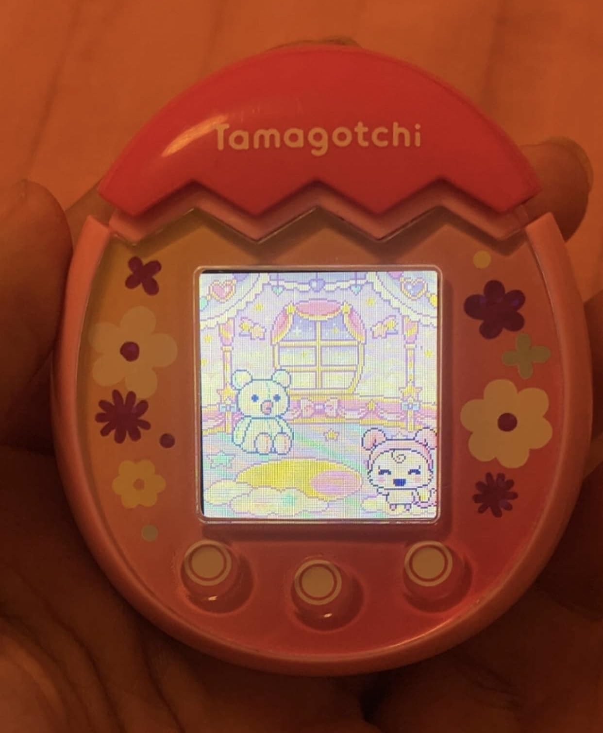 Tamagotchi Pix 42901 animale virtuale Floral rosa con fotocamera