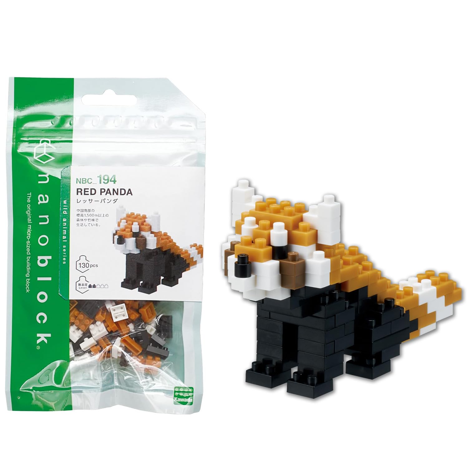 Bandai Nanoblock NBC204 fenicottero rosa set mattoncini