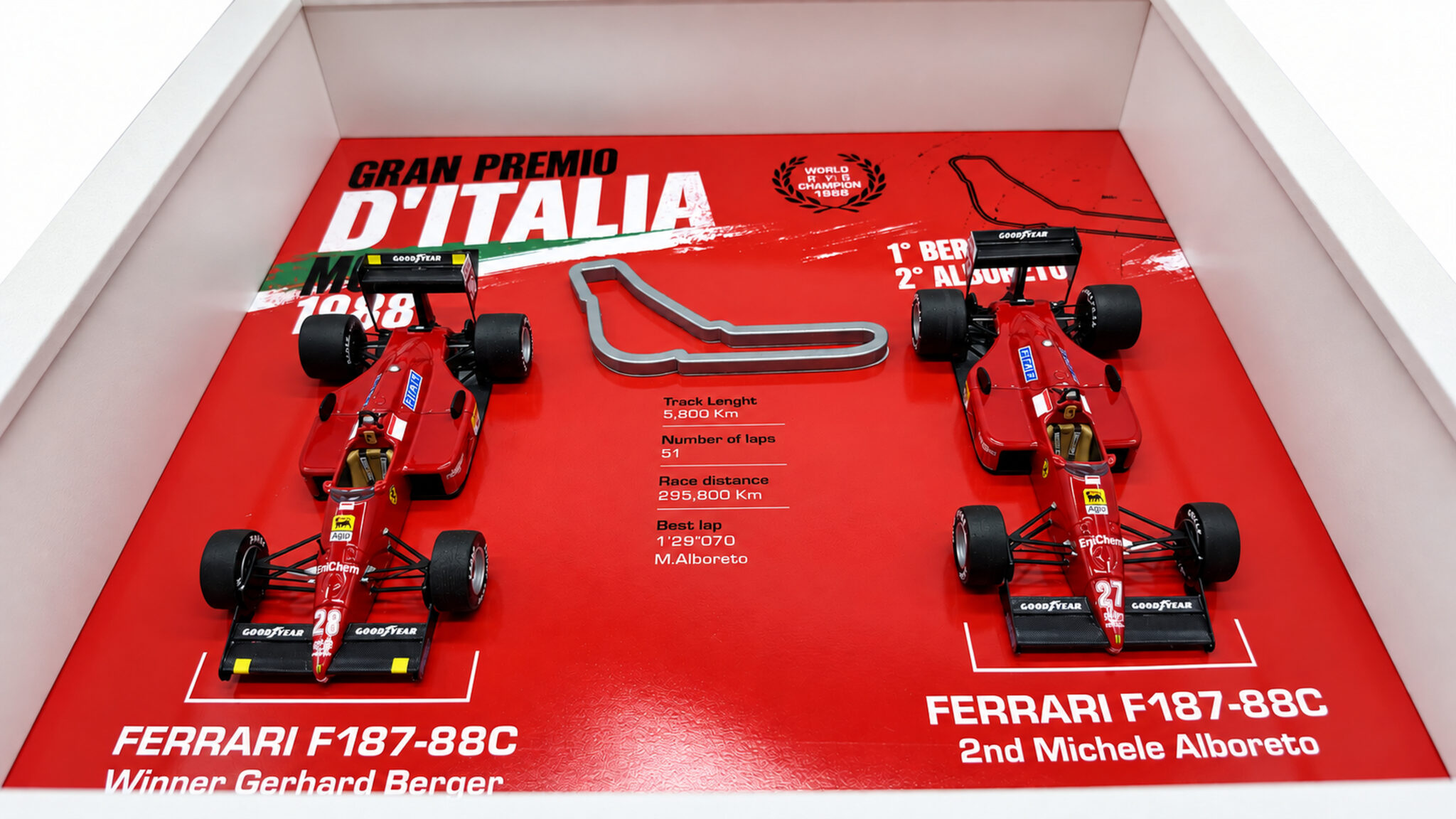 Tameo Kits Art 001 quadro 1:43 Ferrari Monza 1988