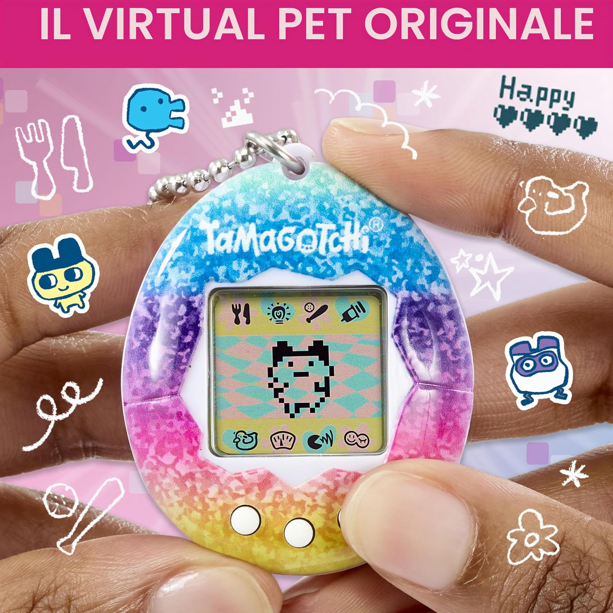 Bandai Tamagotchi Unicorn 42927 animale virtuale originale