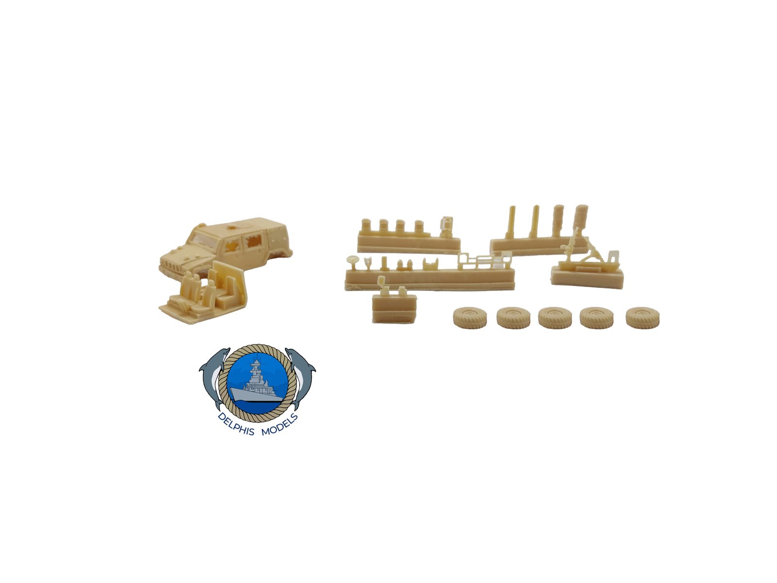 Delphis Models LMV Lince 1/87 modello blindato in resina