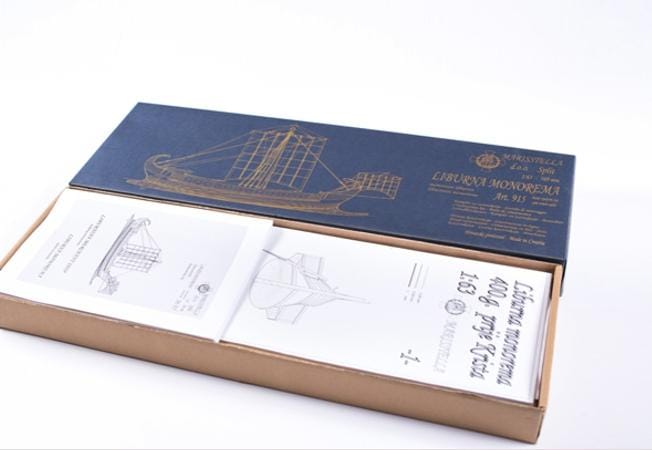 MarisStella Liburnian Monoreme 1:63 kit nave 56,9cm noce