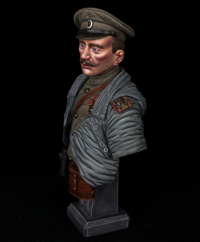 Model Cellar Russian Officer 1914 busto in resina