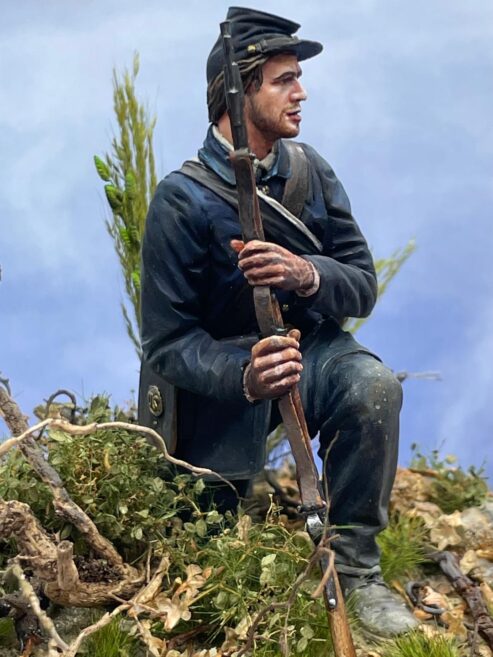 Model Cellar Union Infantryman busto Gettysburg 1863