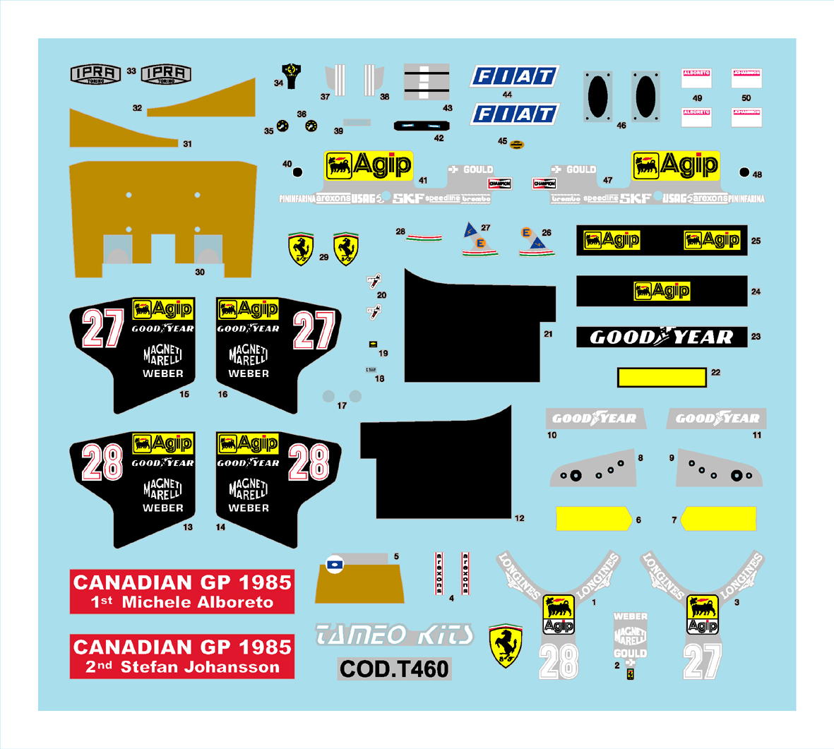 Tameo Kits TMK 428 kit montaggio scala 1/43
