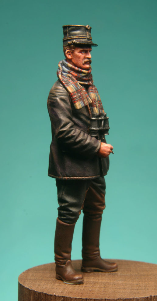 Model Cellar WWI Belgian Armored Car Crewman 1 figurino carrista