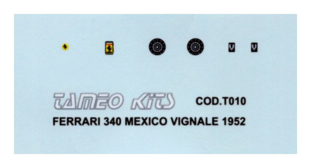 Tameo Kits TMK 015 Kit Montaggio 1/43 Metallo