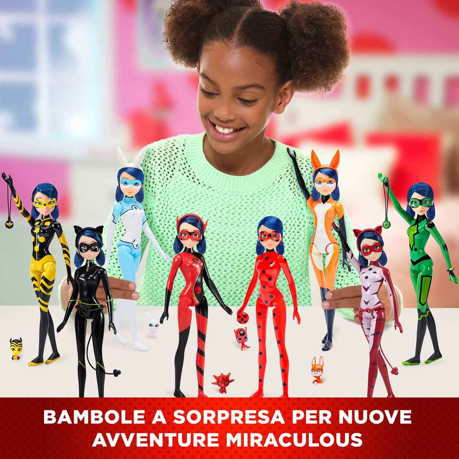 Bandai Miraculous Marinette Color Change bambola 26 cm