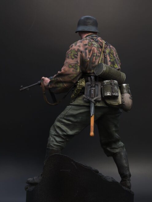 Model Cellar SS Squad Leader figurino 120mm Russia 1941