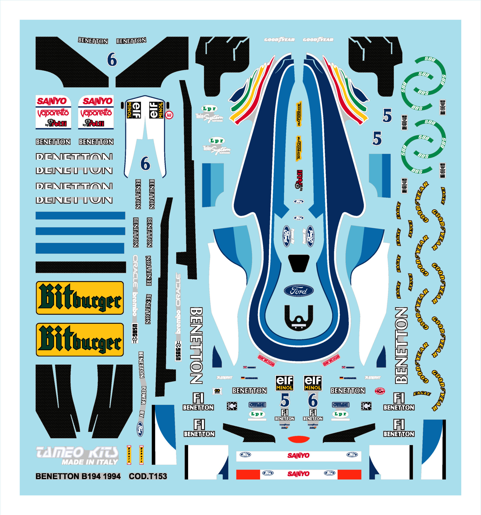 Tameo Kits TMK 191 Kit Modellino